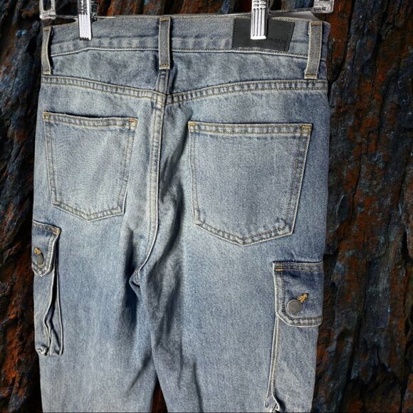 CARMAR High Rise Cargo Jeans Size 26 - Picture 13 of 16